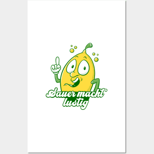 Sour makes fun - the lemon Posters and Art